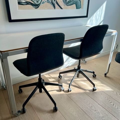 To meget pent brukte Ikea Långfjäll kontorstol/konferansestoler