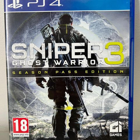 PlayStation 4 spill: Sniper Ghost Warrior 3 (Season Pass Edition)