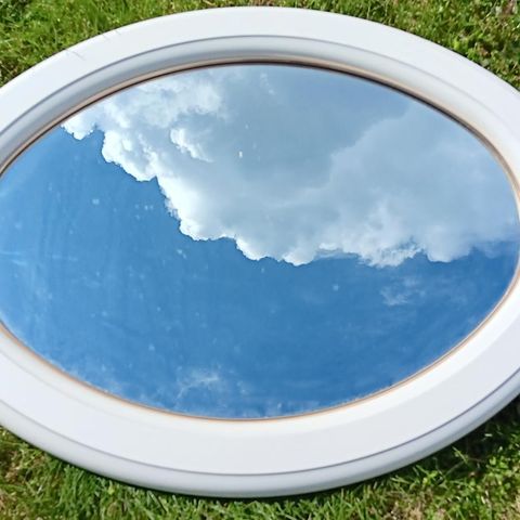 Ovalt speil 60x48