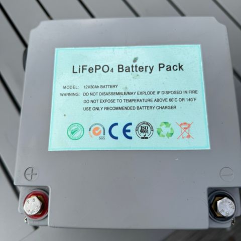 litium batteri