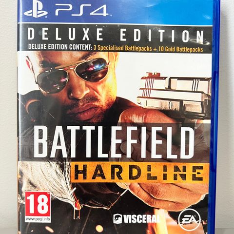 PlayStation 4 spill: Battlefield Hardline Deluxe edition