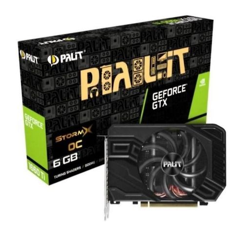 Palit GeForce GTX 1660 Ti StormX
Skjermkort, PCI-E 3.0 x 16, 6GB GDDR6