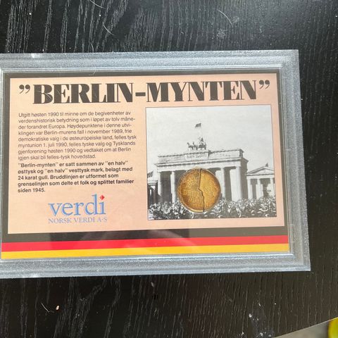 Berlin Mynten samlerobjekt