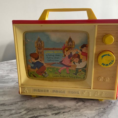 Nostalgi leke - Fisher price - 1964 - samleobjekt - retro - vintage - two tunes