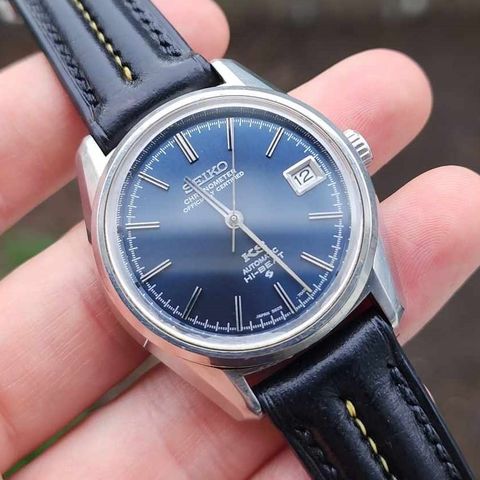 King Seiko Chronometer High-Beat | Blue face vintage