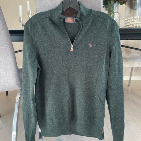 Morris Stockholm Half Zip str S Grønn