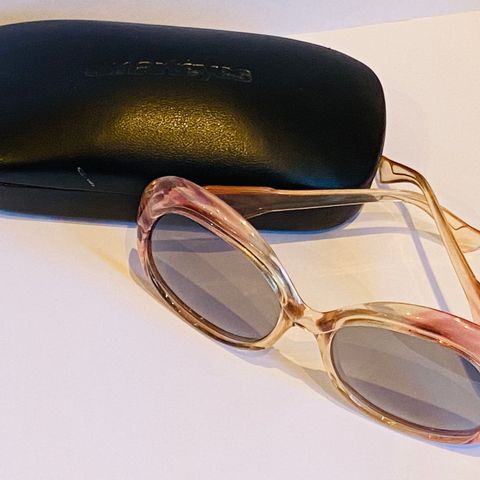 Vintage solbriller ITALY rosa store solbriller