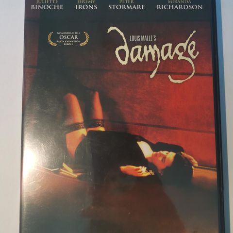 Damage (DVD 1992, norsk tekst)