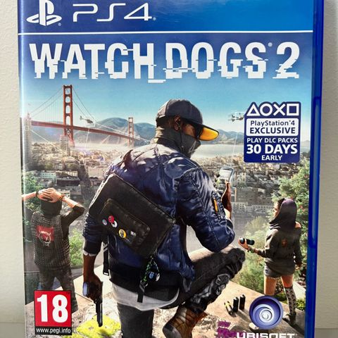 PlayStation 4 spill: Watch Dogs 2