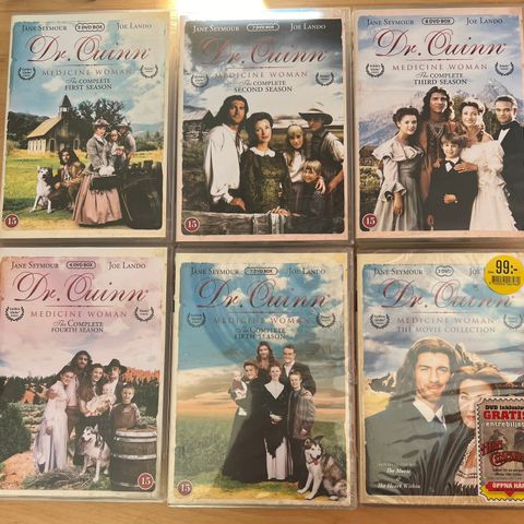 Dr. Quinn sesong 1-5 og movie collection