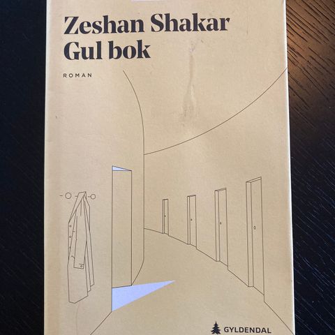 Gul bok Zeshan Shakar innbundet