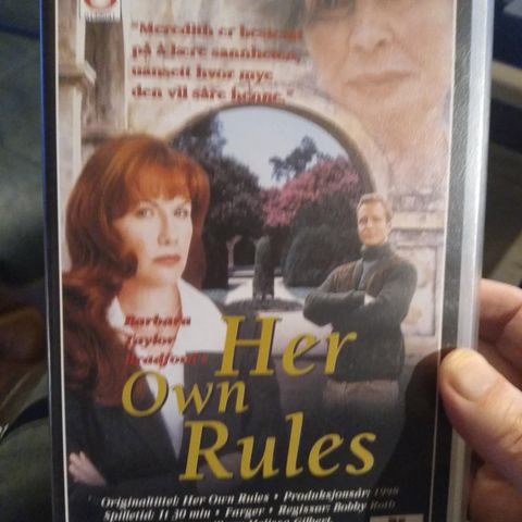 Her own rules med Melissa Gilbert på VHS