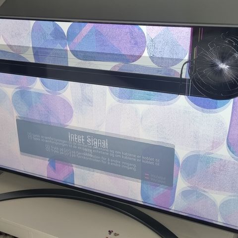 LG 50QNED defekt skjerm