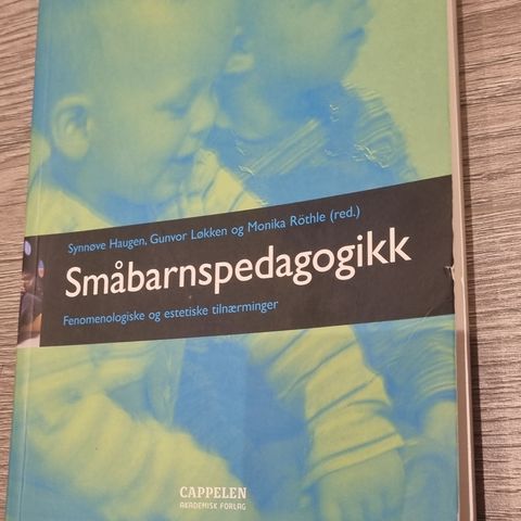 Småbarnspedagogikk -fenomenologiske og estetiske tilnærminger