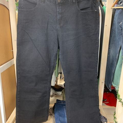 Mørk grå jeans Str 48