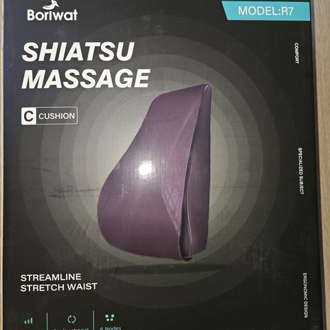 Boriwat Massasje Shiatsu helt ny Model R7