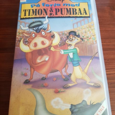 Disney På ferie med Timon og Pumbaa vhs