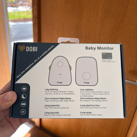 babycall dobi monitor, uåpnet