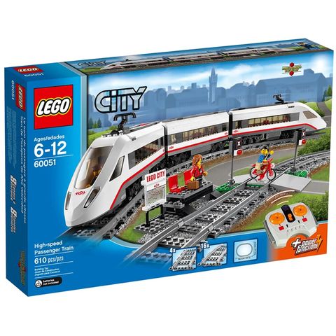 Lego City togsett - høyhastighetstog (sett nr 60051)