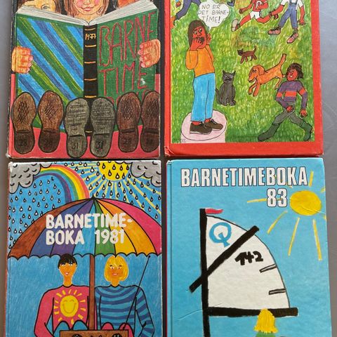 Barnetimeboka 1977, - 79, -81 og -83