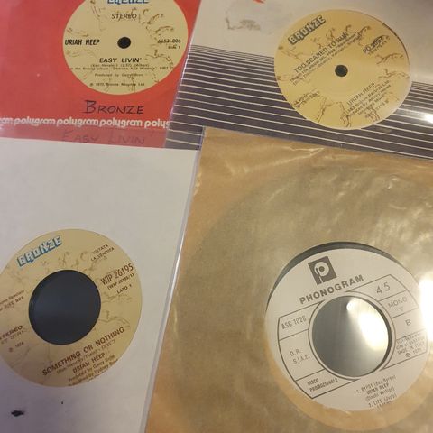 Uriah Heep singel samling div blandet