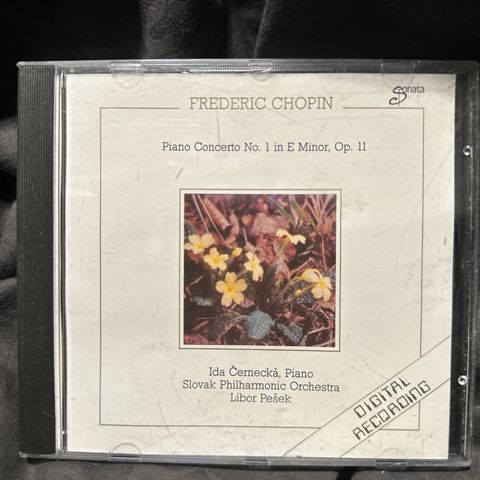 FREDERIC CHOPIN Piano Concerto No 1 in E Minor Op 11