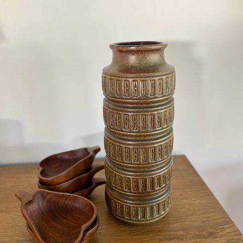VINTAGE: Scheurich Keramik gulvvase / blomsterurne – wgp 268-40