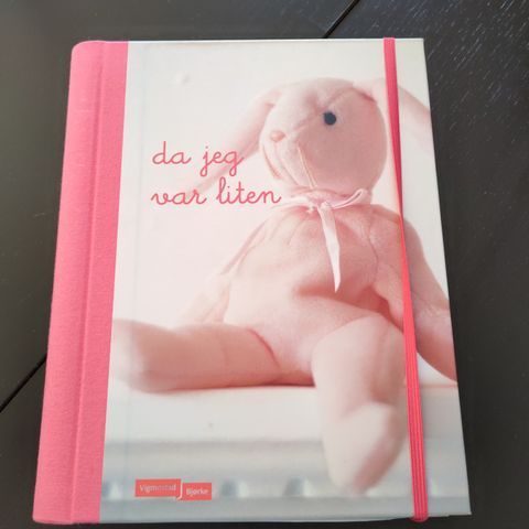 Babydagbok: "Da jeg var liten" - rosa