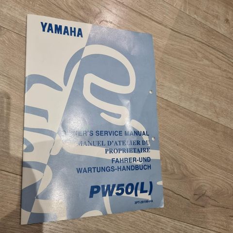 Bruker manual til yamaha pw50 L