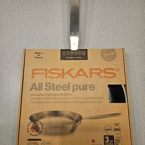 Fiskars
All Steel Pure stekepanne 28 cm