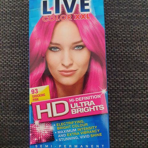 rosa hårfarge