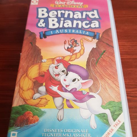 Disney Bernard og Bianca i Australia vhs