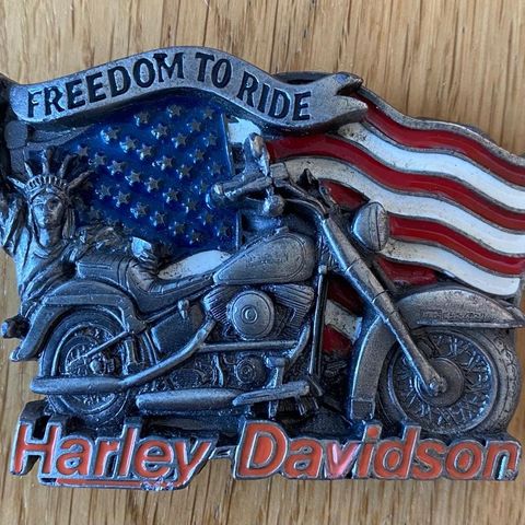 Harley Davidson metall beltespenne