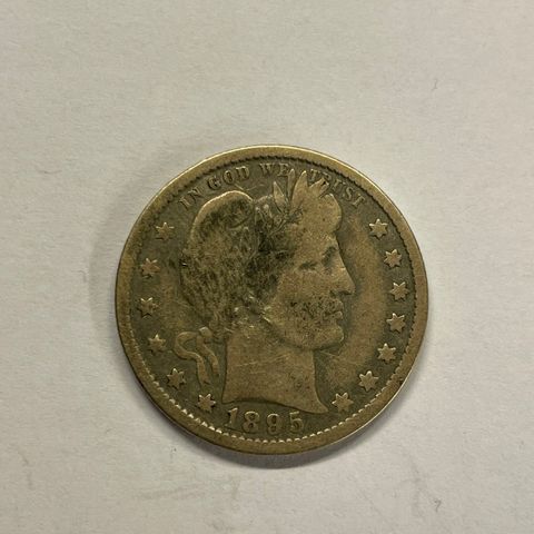 1/4 Dollar («Barber Quarter) 1895 o