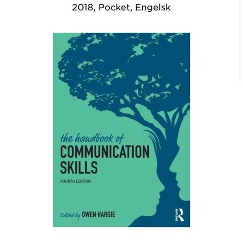 The Handbook of Communication Skills owen hargie