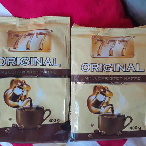 Uåpnet kaffe 2 pack