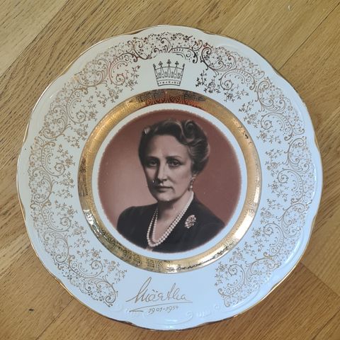 Kronprinsesse Martha tallerken