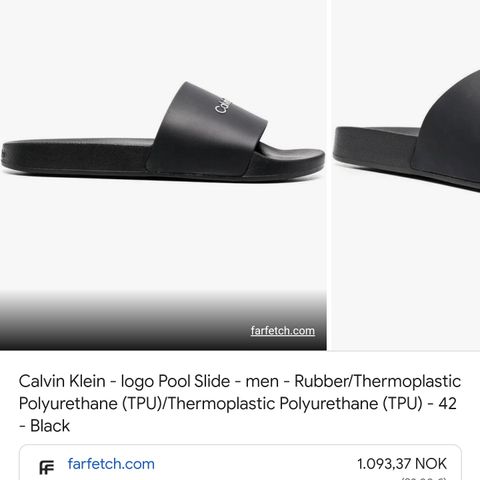 Calvin Klein slippers