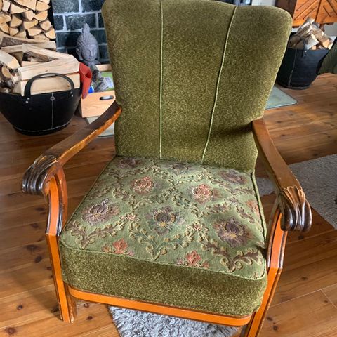 Velholdt «Knag»  gammel stol (retro / vintage)