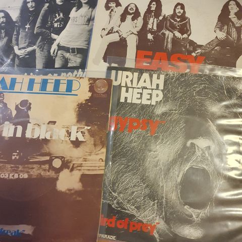 Uriah Heep singel samling div