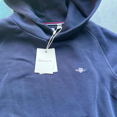 NY | Gant Shield Hoodie str. 134-140 (9-10 år)