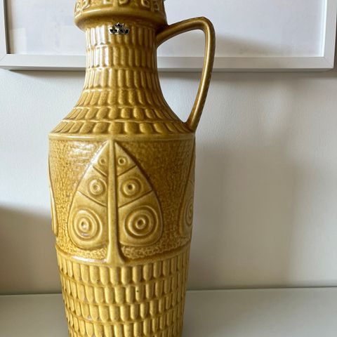 Fantastisk STOR og flott retro vase fra Bay