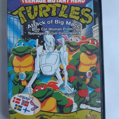 Teenage Mutant Hero Turtles "Attack of big macc" DVD