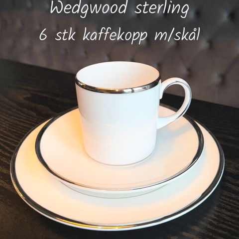 Wedgwood Sterling kaffe-/teservice