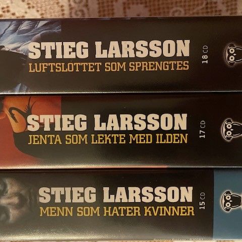 Lydbøker Stig larsson - Millennium