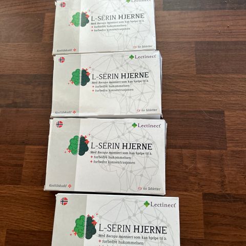 naturprodukt fra Lectinet .L- serin hjerne  4 pk