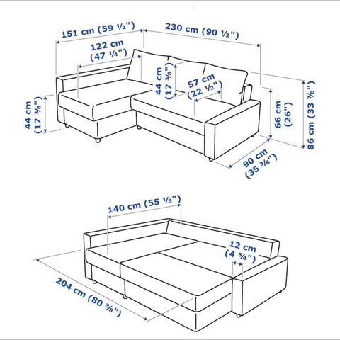 Sovesofa Holmsund