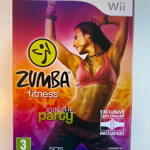 Zumba fitness med belte Nintendo Wii