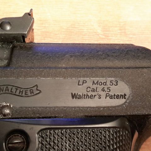 Luftpistol Walther LP53 ønskes kjøpt