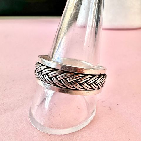 Herre sølv ring